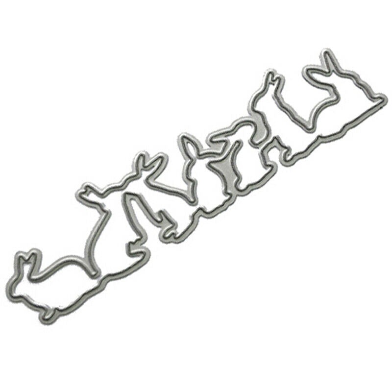 Easter Rabbit Metal Cutting Dies Stencils For Scrapbooking Photo A R.l8
