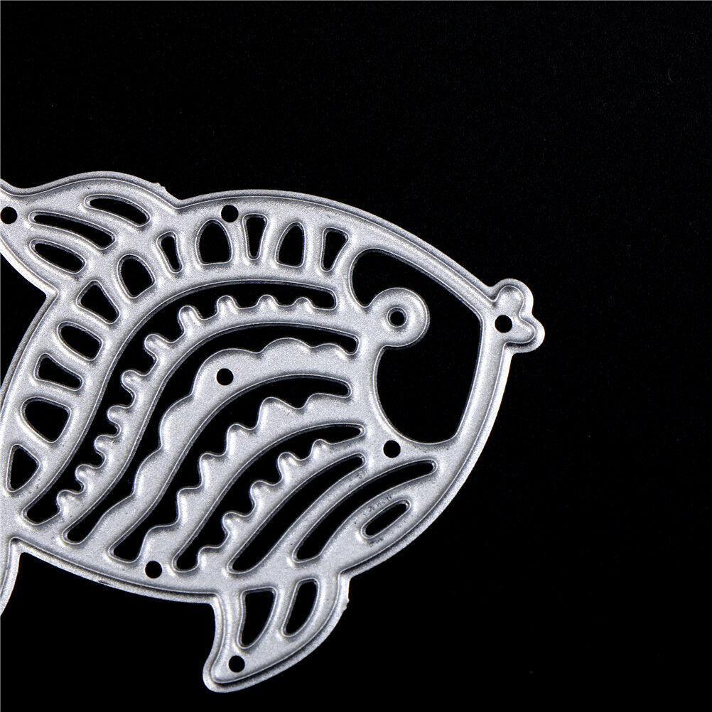 1x Cute Fish Metal Cutting Dies Stencils For Scrapbooking DIY Album Cards .l8