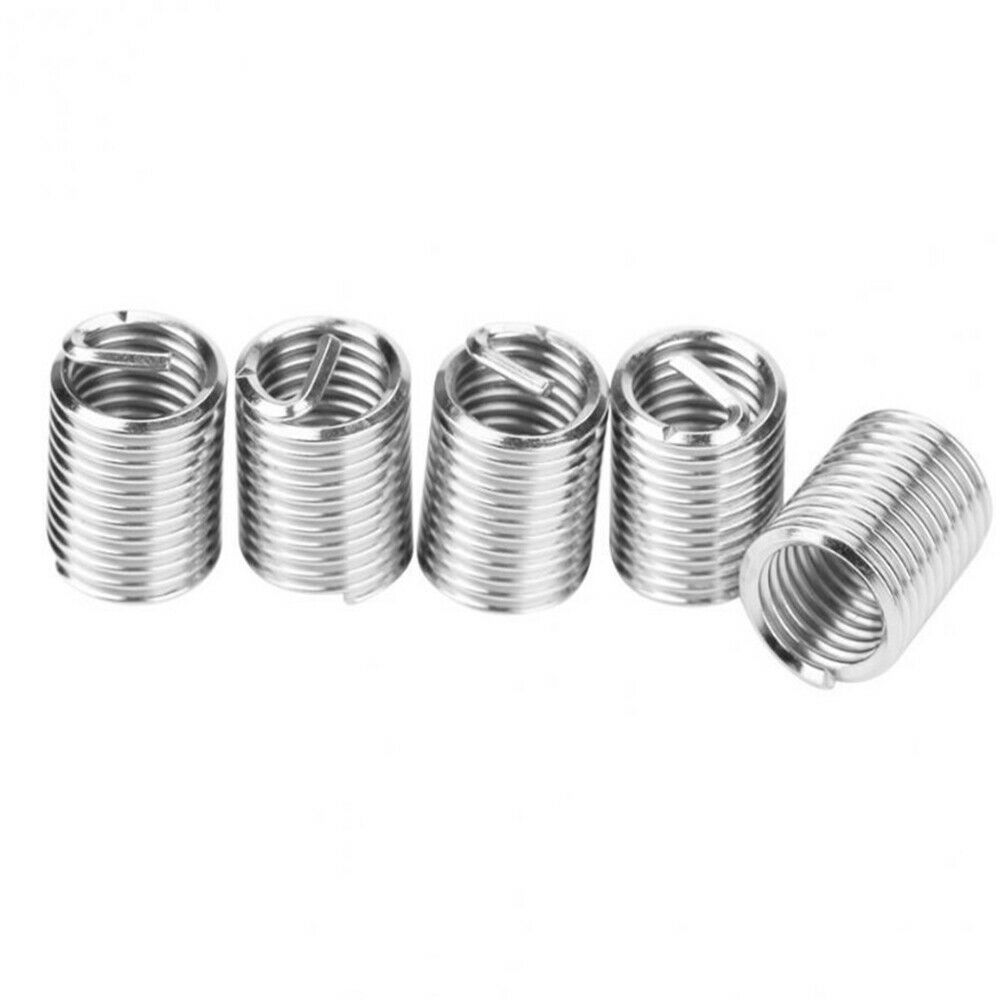 60Pcs M3 M4 M5 M6 M8 M10 M12 Stainless Steel Hardware Thread Insert Repair Kit