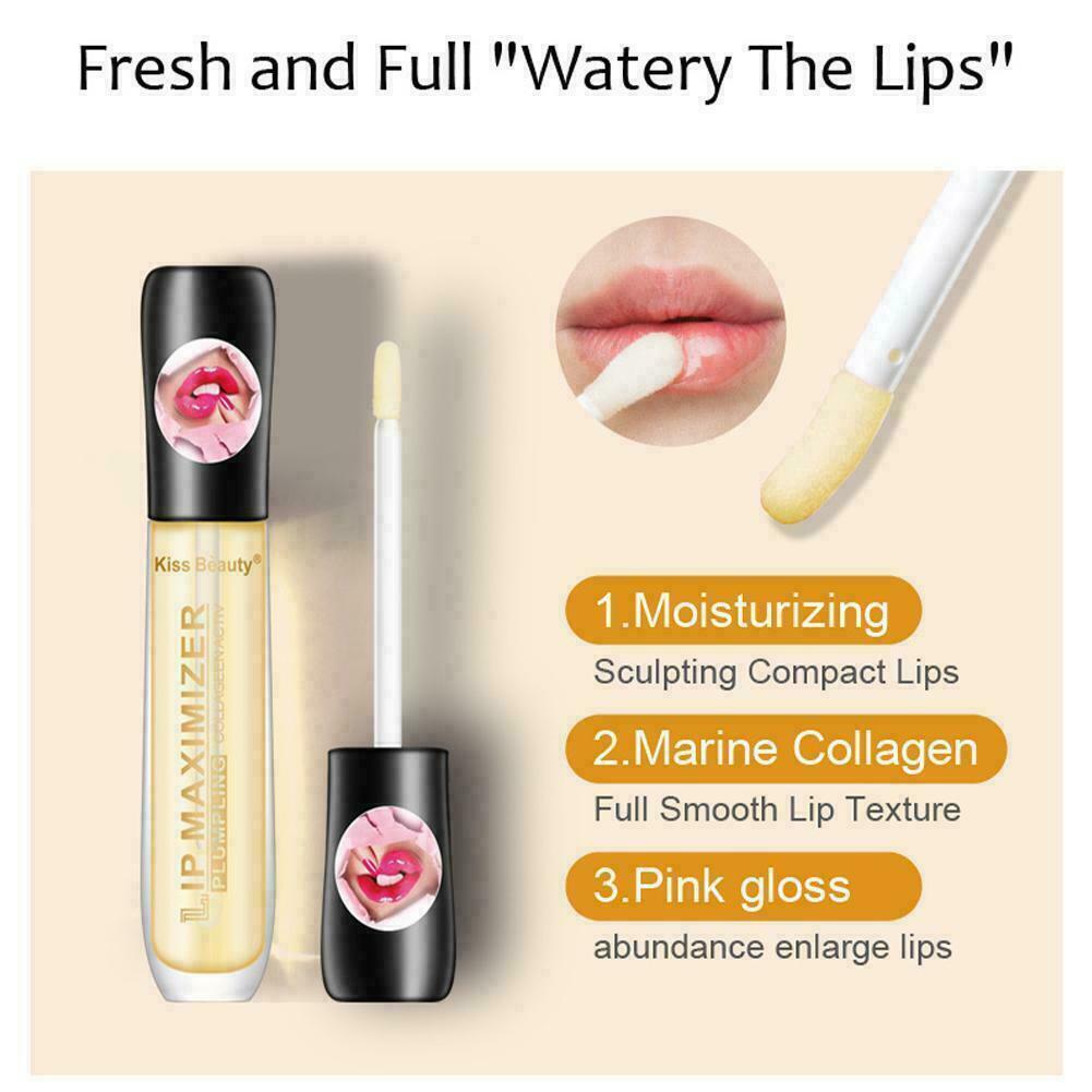 Lip Plumper Extreme Lip Gloss Maximizer Plump Volume Bigger MoisturizingHot D7V0