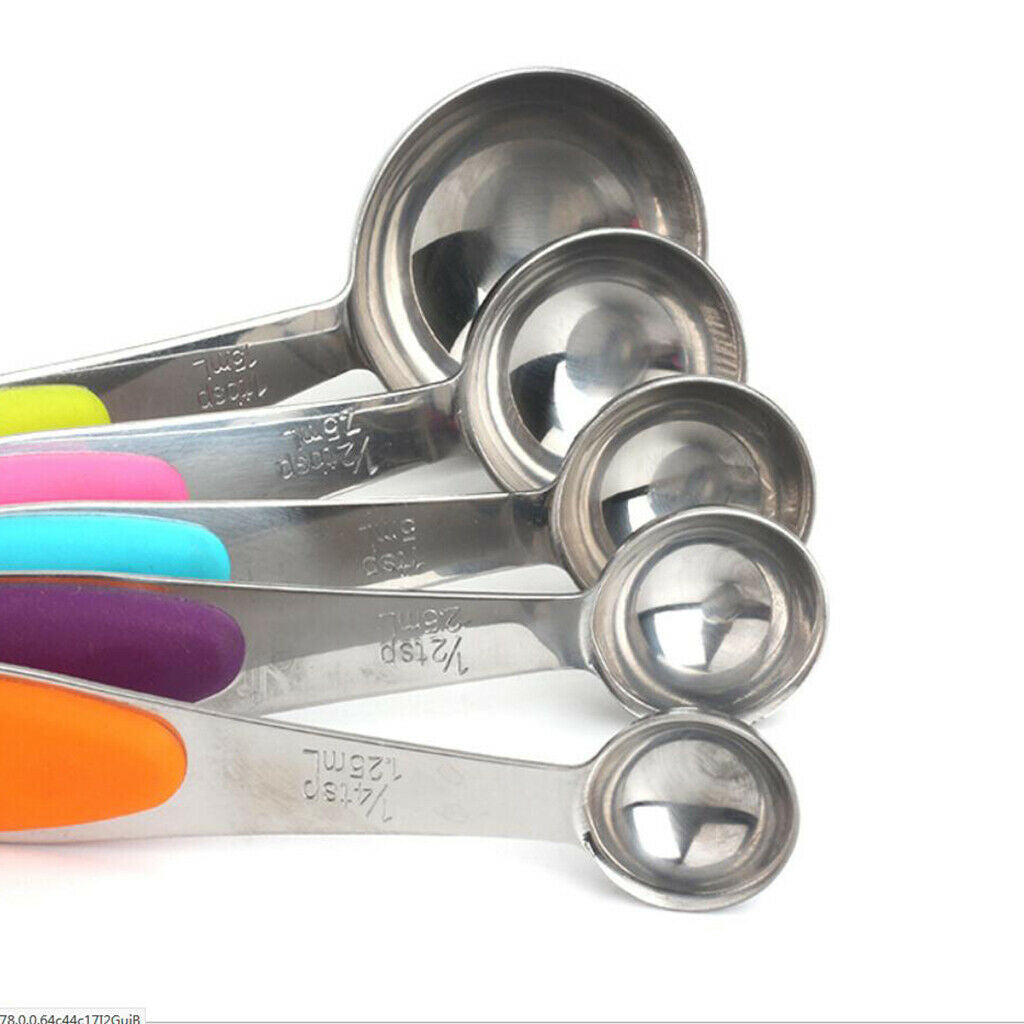 10Pcs Stainless Steel Measuring Cup Spoons Kitchen Baking Measuring Tool Kit