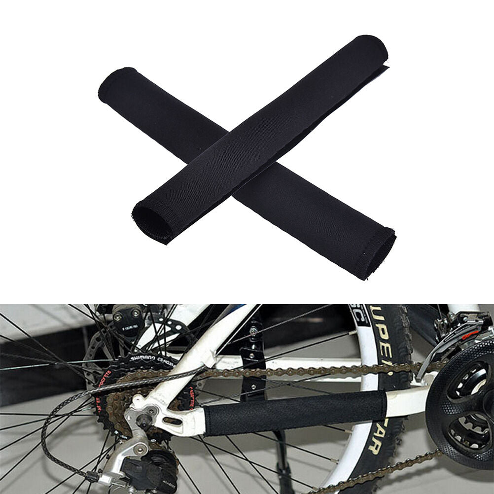 2X Cycling Bicycle Bike Frame Chain stay Protector Guard Nylon Pad Cover W.l8
