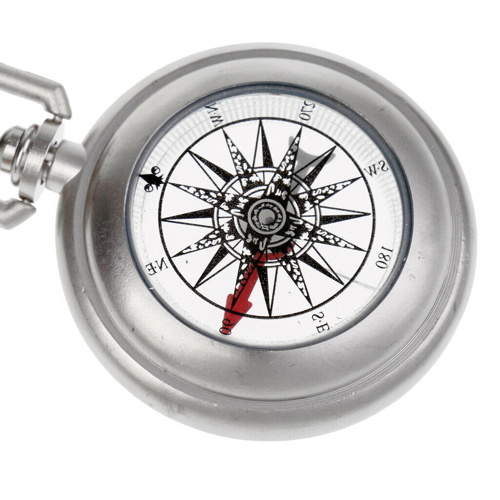 Portable Camping Keychain Compass for Survival Camping Hiking with Gear Hook