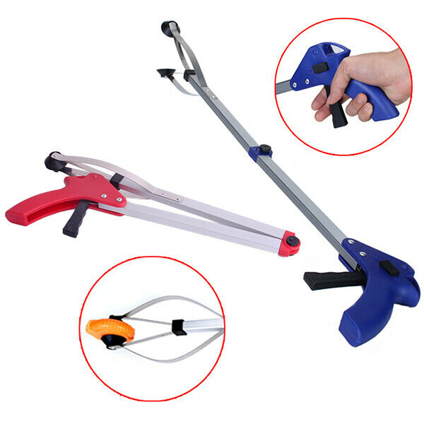 2 PCS 28.5'' Reacher Grabber Tool, Foldable Grabber Reacher for Elderly, Handy