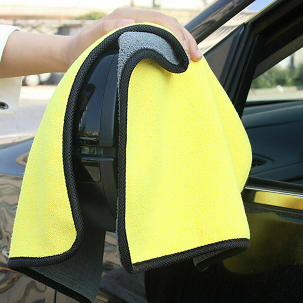 500GSM Premium Plush Microfiber Towel Washing Drying Cleaning Universial