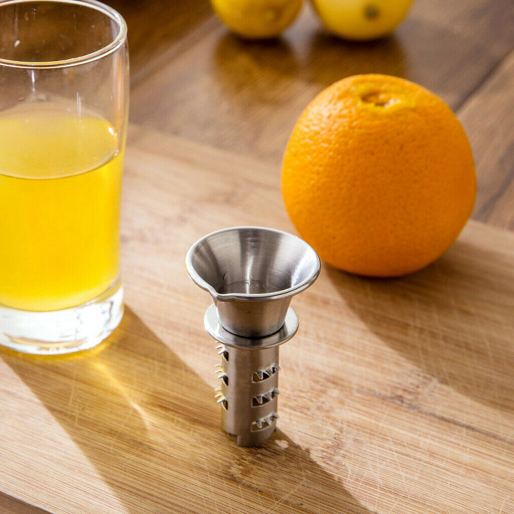 Manual Small Stainless Steel Citrus Lemon Drill Squeezer Juicer