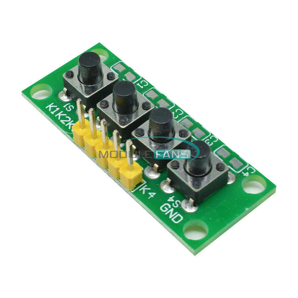 DIY 5Pin 1x4 4 Keys Button Keypad Keyboard Breadboard Module for Arduino