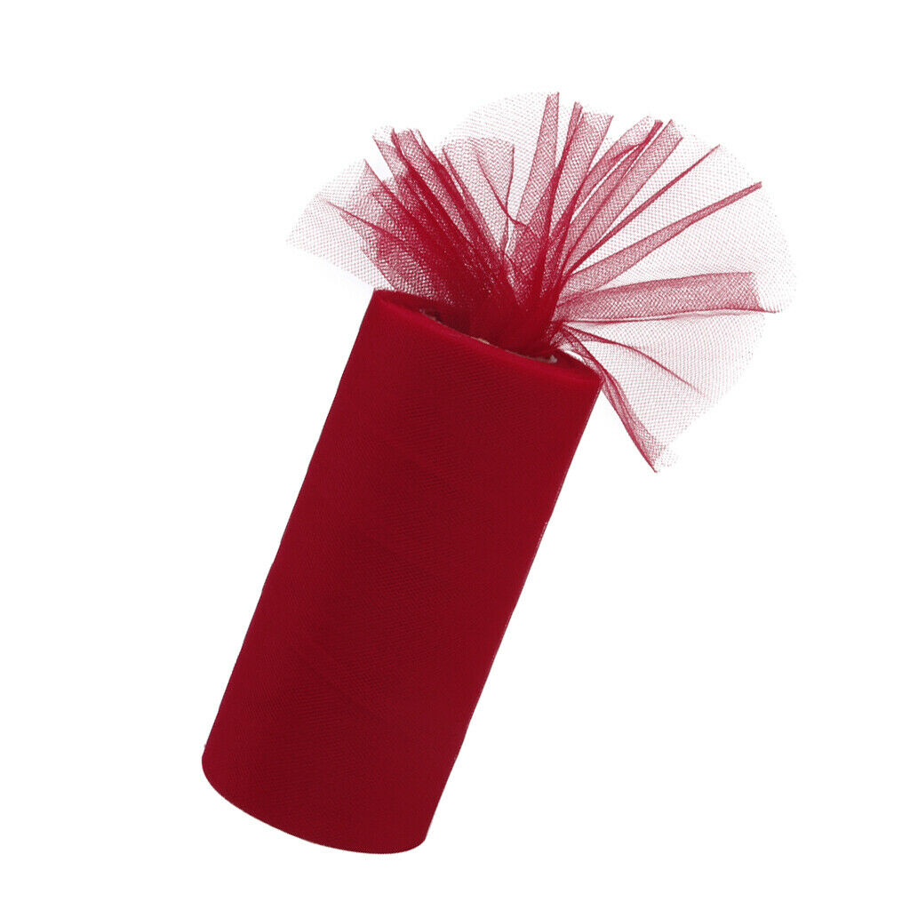 2 Pieces Rolls of Tulle Ribbon Ball Birthday Gift Invitations Diy 22m X 15