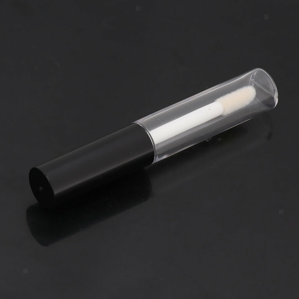 4Piece 4ml Clear Travel Empty Lipstick Lip Oil Vails Lip Gloss Tubes Bottles