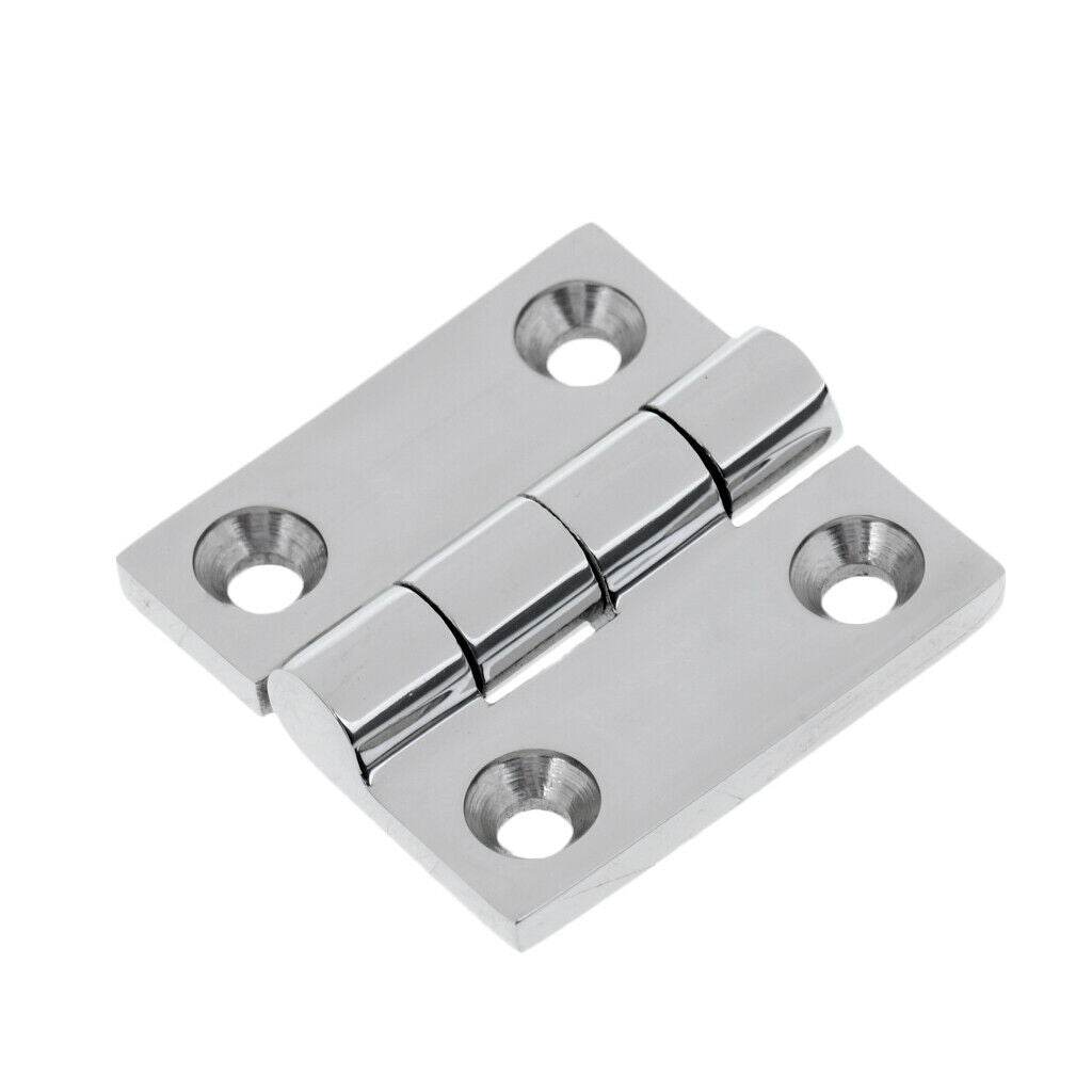 4x Caravans RV Yacht Door Wing Hinge Stainless Steel Polished Chromed DIY