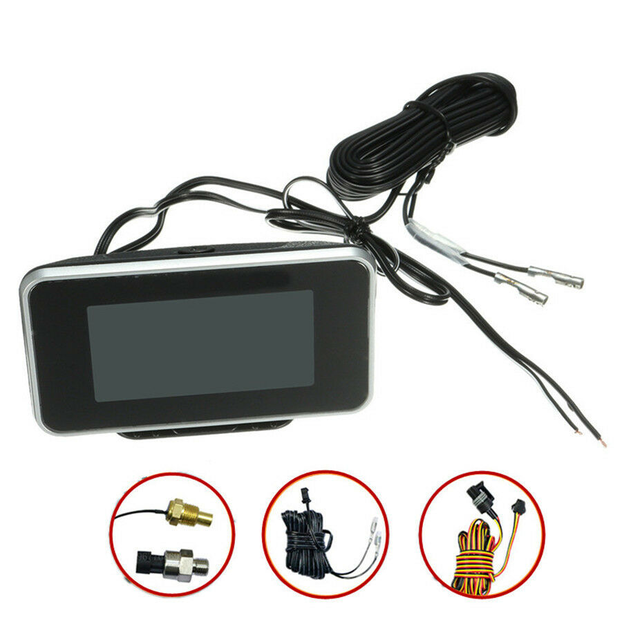 Car LCD 4in1 Gauge Water Temperature Meter /Oil Pressure/Fuel/Voltage Volt Gauge
