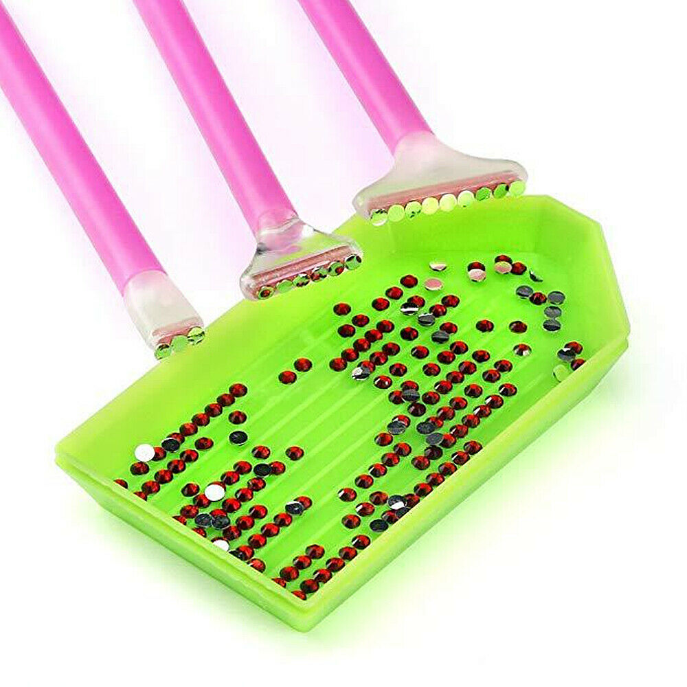 24Pcs/Set 5D Diamond Painting Tool Kits DIY Embroidery Tray Pen Tweezer Supplies