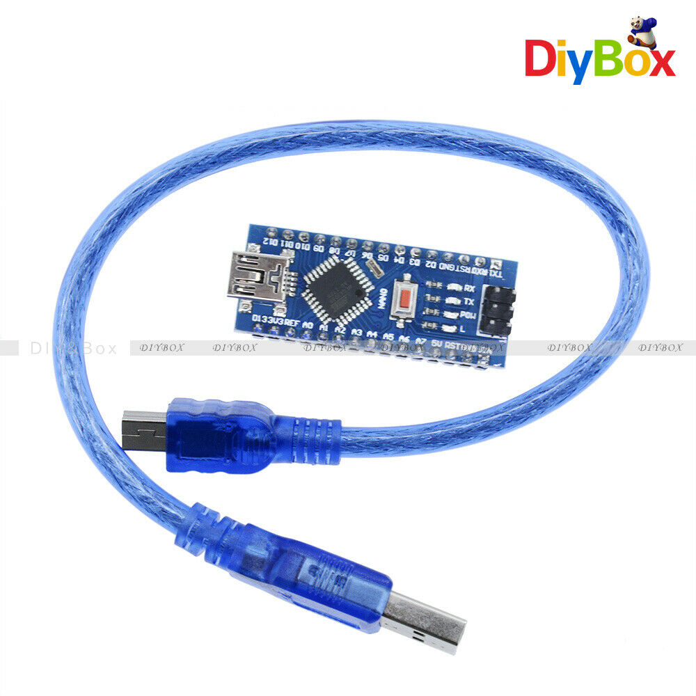 Nano V3.0 ATmega328P-AU 16M 5V CH340G Micro-Controller Board For Arduino & Cable