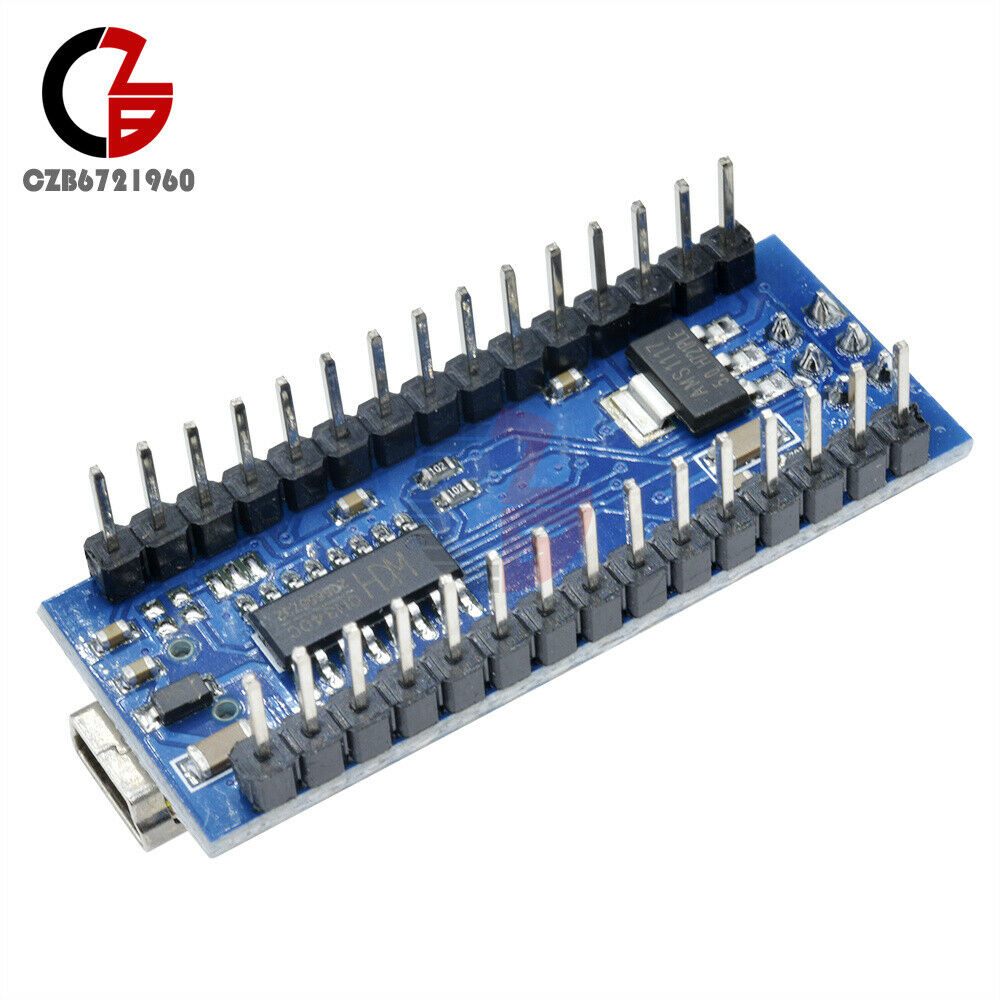 5PCS 5V 16MHz Nano V3.0 Mini USB ATmega328P-AU Micro Controller CH340G Driver
