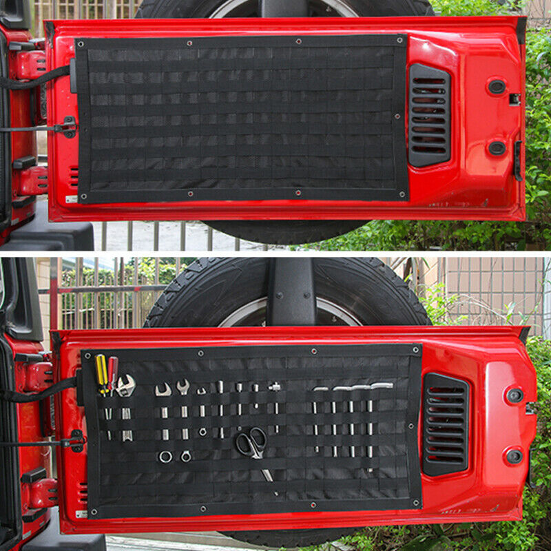 Car Trunk Saddlebag Tool Organizer Tail Door Storage Bag For Jeep Wrangler KL TJ