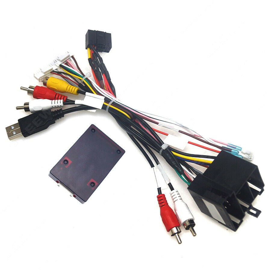 For KIA Sorento 2010-11 Cerato 2010-12 16 PIN Radio Power Cable With Canbus Box