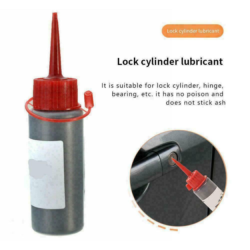 Practical 60ml Graphite Powder Lubricant For Safety Padlock W1F7 Cylinder H0A7