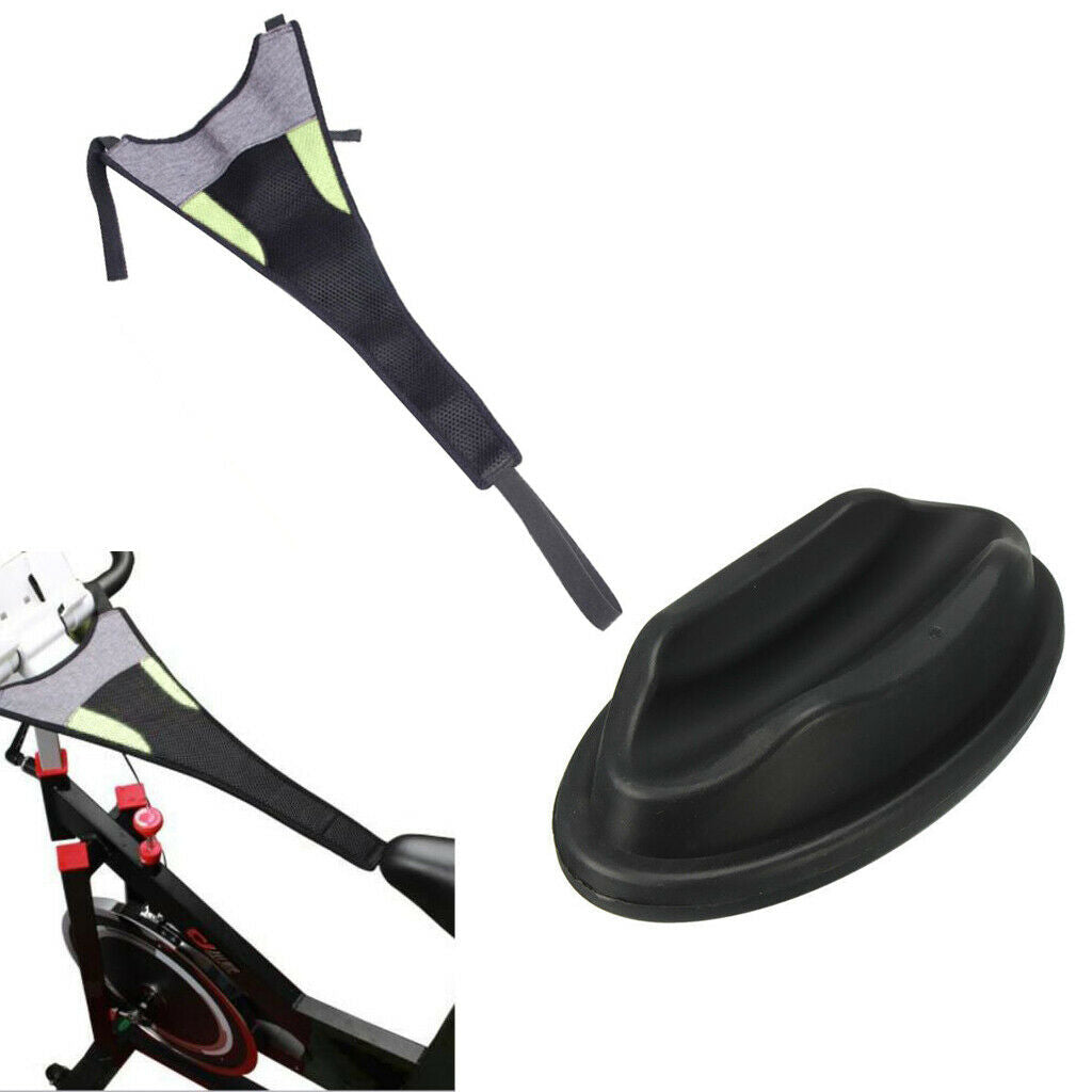 Bike Trainer Sweat Strap Net Bicycle Frame Guard Wheel Holder Stand Rack Support