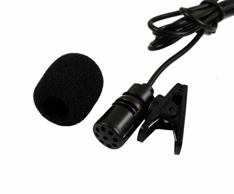 Microphone Mini 3.5mm Black Hands Tie Lapel On Lapel Mic For PC Notebook Laptop