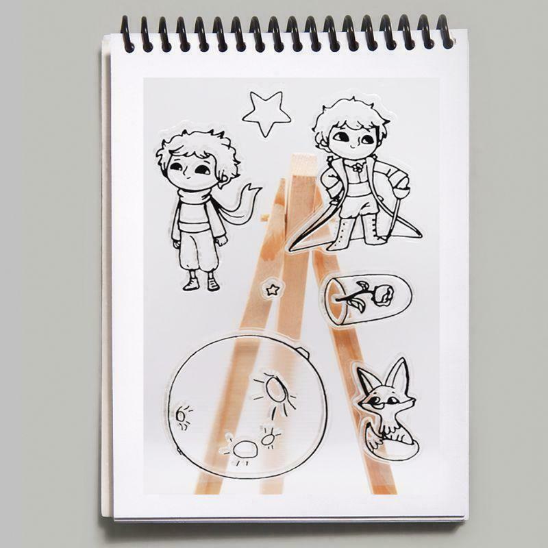 Prince Planet Cartoon Silicone Seal Stamp DIY Scrapbooking Photo Album Decor
