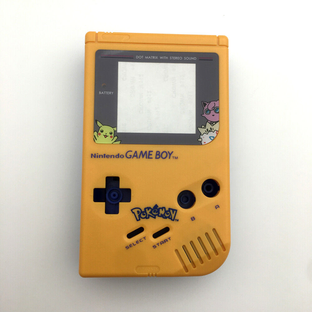 New Blue+Yellow For Game Boy Classic DMG GBO Console Pokemen Housing Shell Case