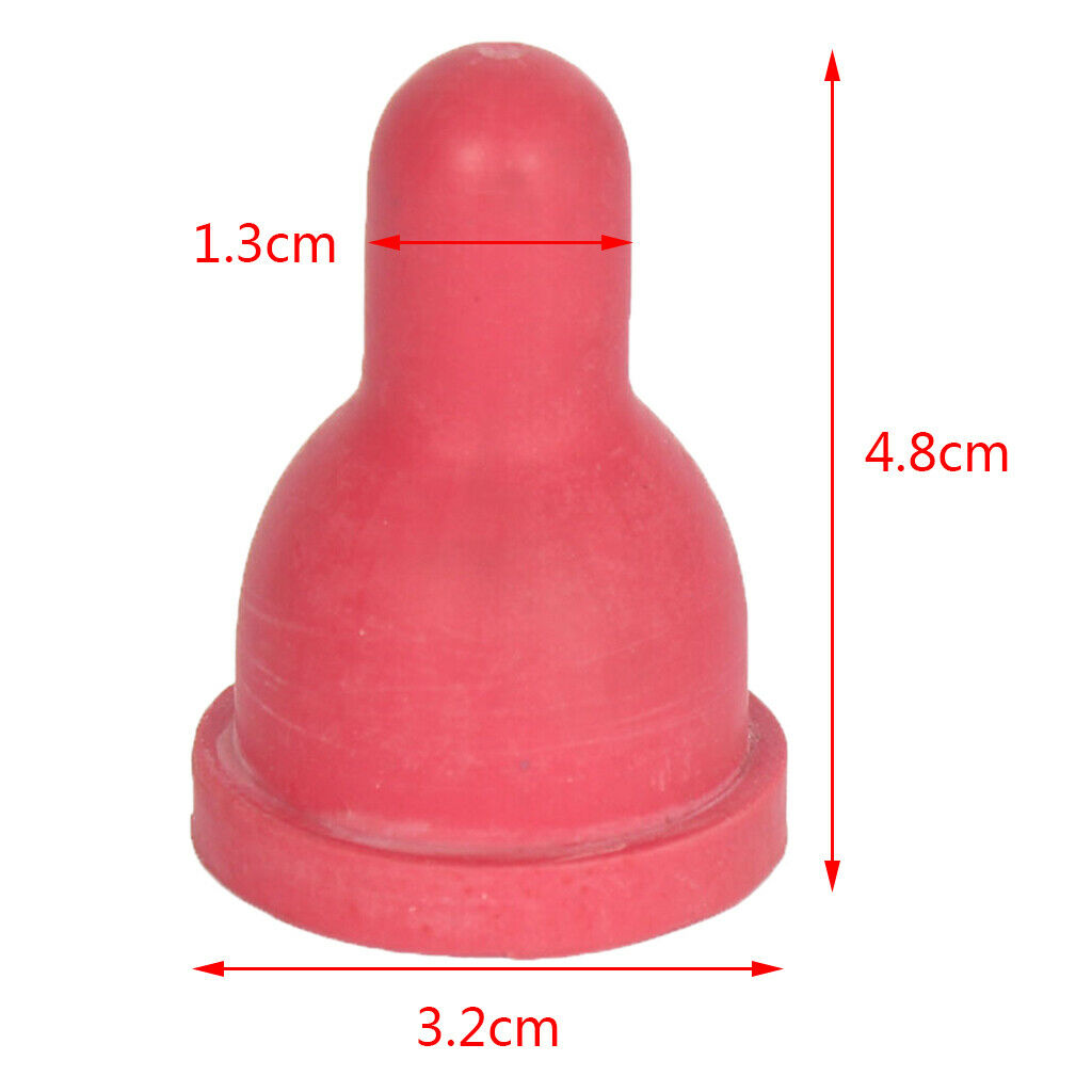 Soft Rubber Baby Milk Nursing Bottle Teat Nipple For Lamb Pup Foal Calf Red