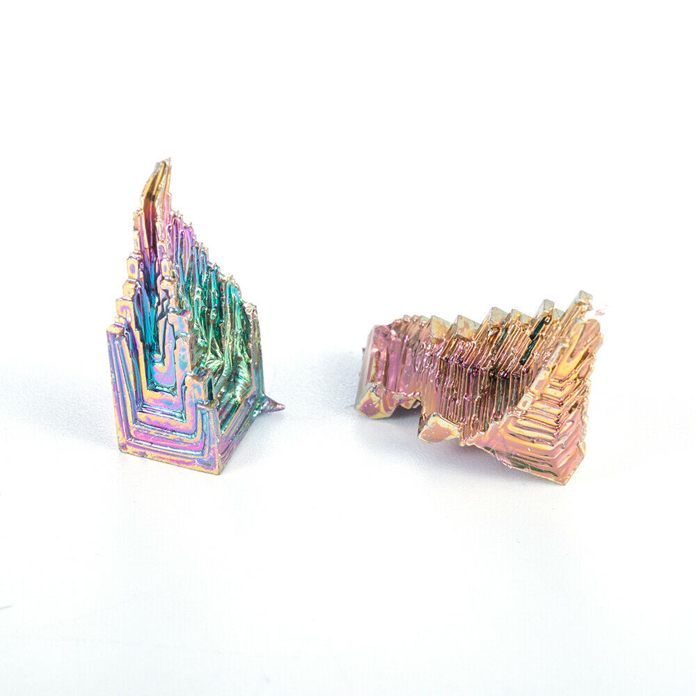 Quartz Crystal Rainbow Titanium Bismuth Mineral Cluster Specimen Healing Stone*1