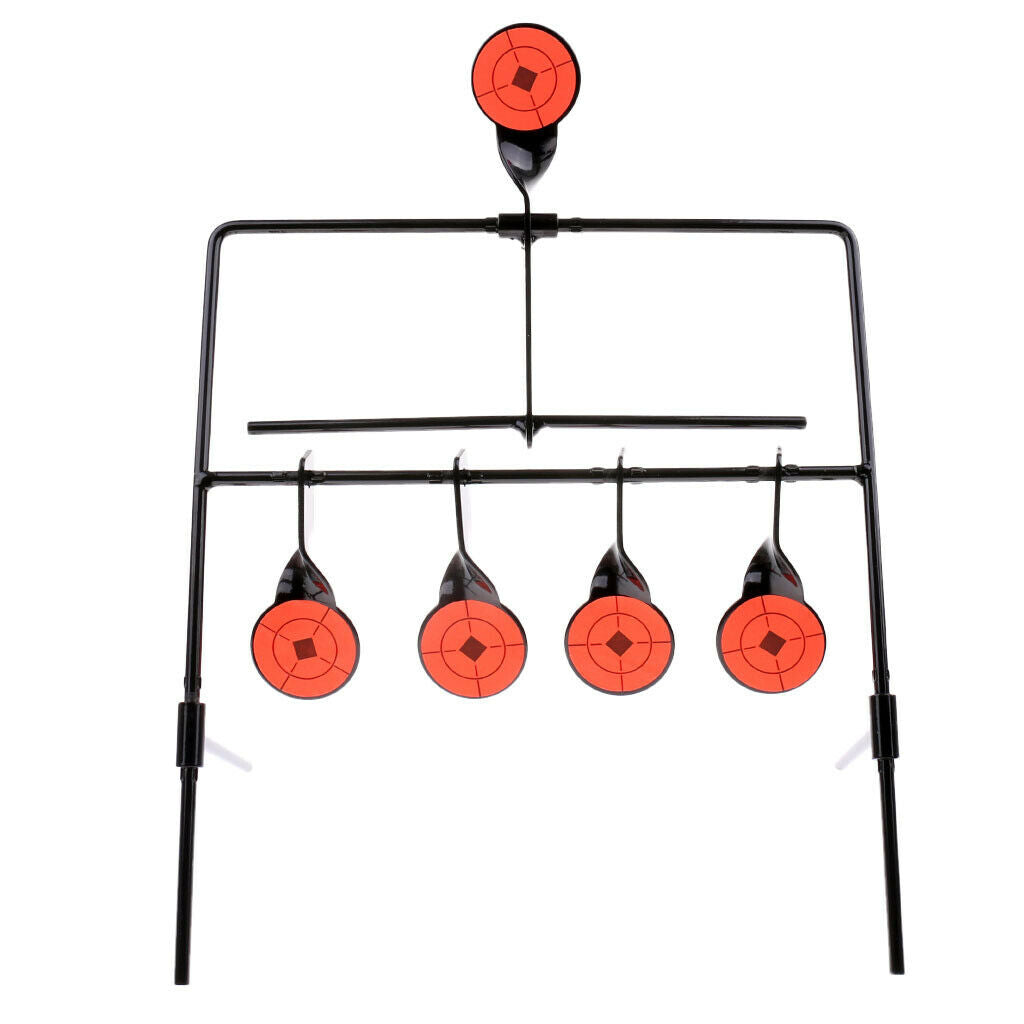 Shooting Steel Spinner Targets Auto Reset Target Stand & Stickers