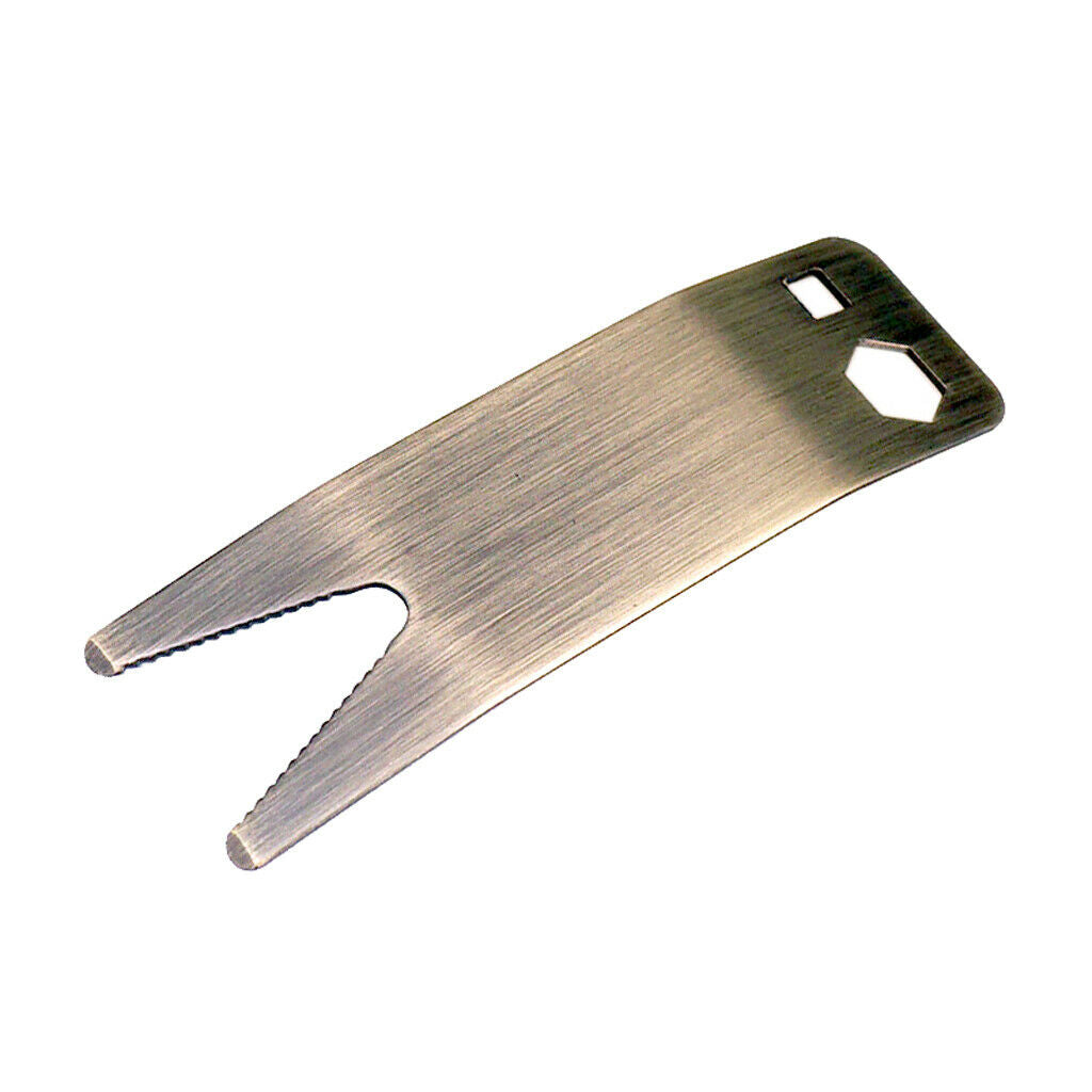 Multi-key bass guitar wrench to tighten the switch jacks