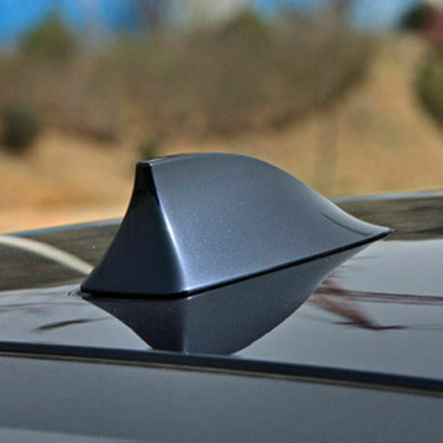 New Grey Universal Shark Fin Gills Car Dummy Antenna Aerial Roof Decor For BMW