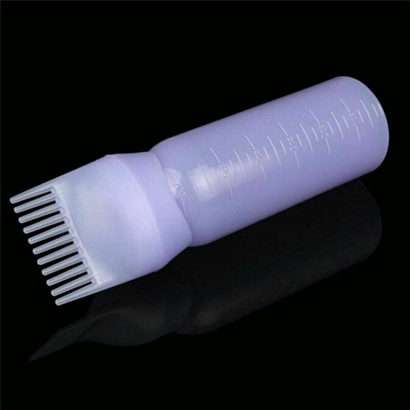Dyeing Shampoo Bottle Oil Comb 120ML Hair Tools Hair Dye Applicator Brush BottS1