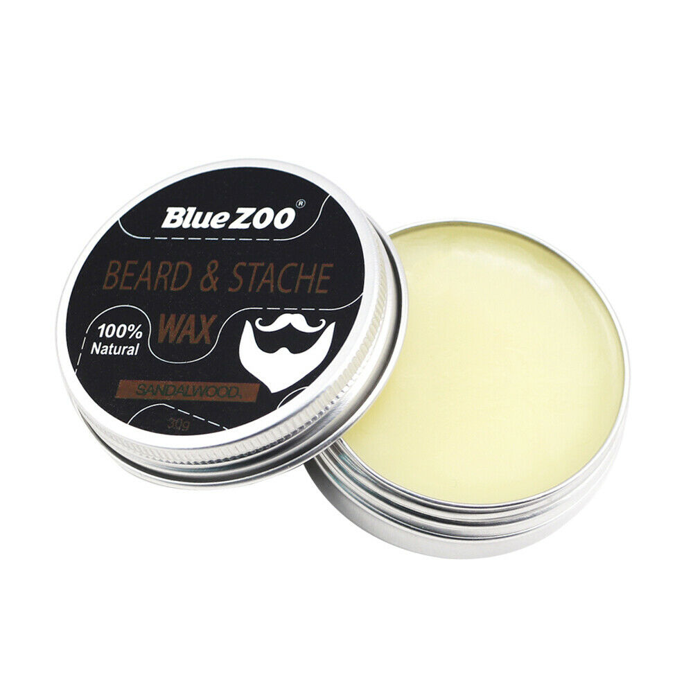 2 Packs Blue Zoo Beard Balm Natural Oil Conditioner Moustache Wax Men Grooming