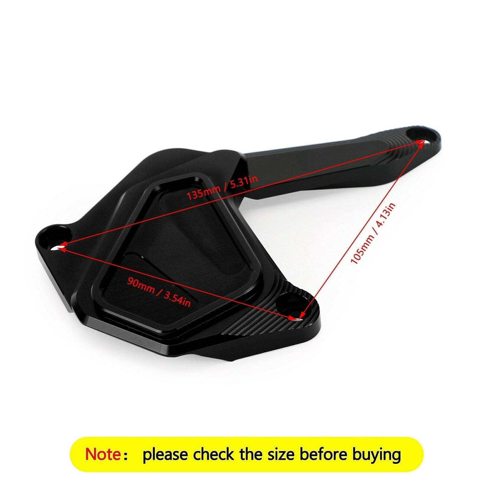 Water Pump Protection Guard Cover Black For Yamaha Tenere 700 XTZ700 19-2021 CN