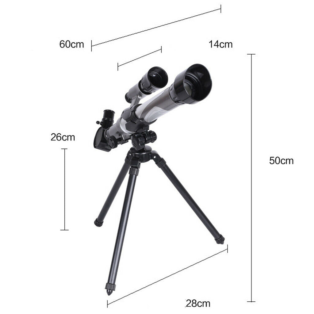 Astronomy Reflector Telescope w/ Tripod Compact Teaching Aids Gift for Kids