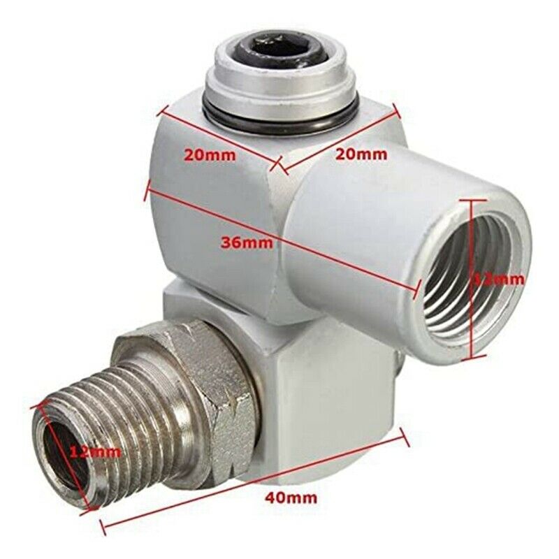 Pneumatic Rotary Joint 360 Degree Universal Joint Air Hose Joint Portable Air Y5