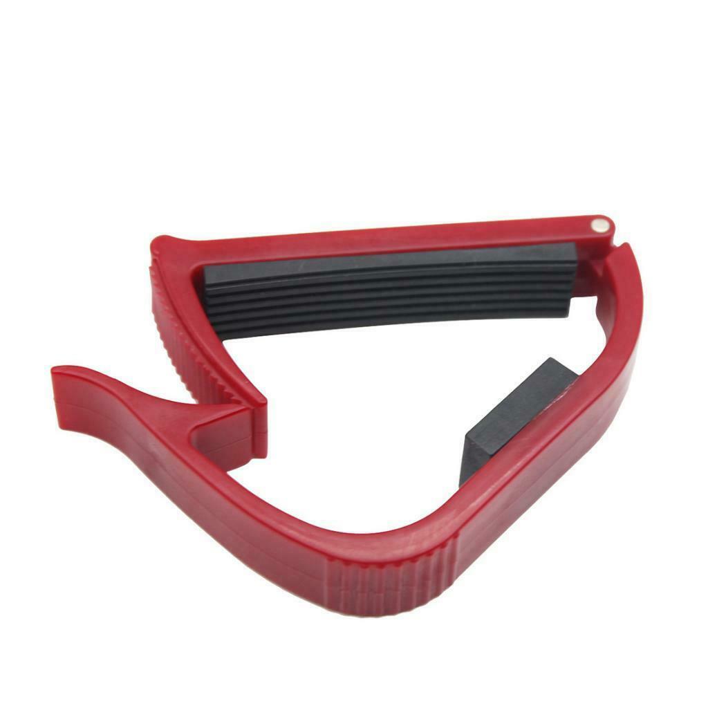 ABS Guitar Capo Key Clamp for Acoustic Electric Classic Guitar Red