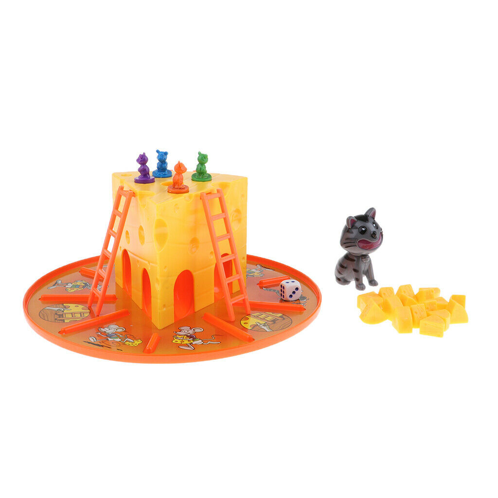Cat and Mouse Eat Cheese Table Game Entertainment Parent-Child Interaction
