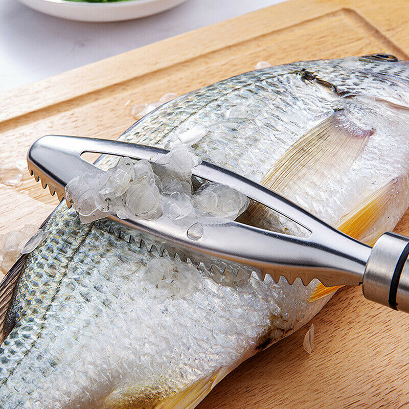 Fish Scales Skin Brush Scraping Cleaning Tool Graters Fish Cleaning PeelerBDAU