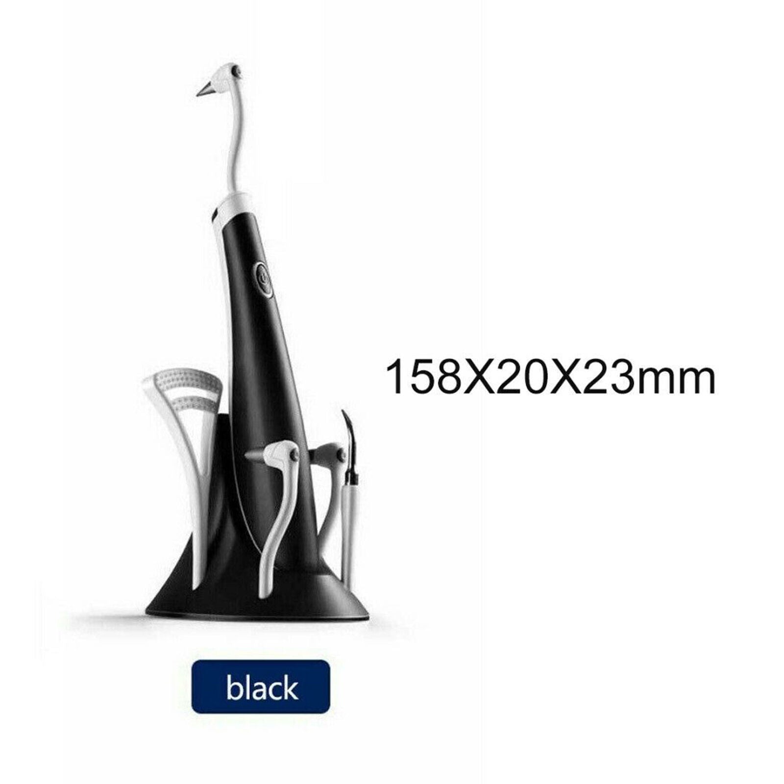 Tooth Polishing Cleaner Ultrasonic LED Electric Oral Teeth Cleaning Kit + 5 Tips