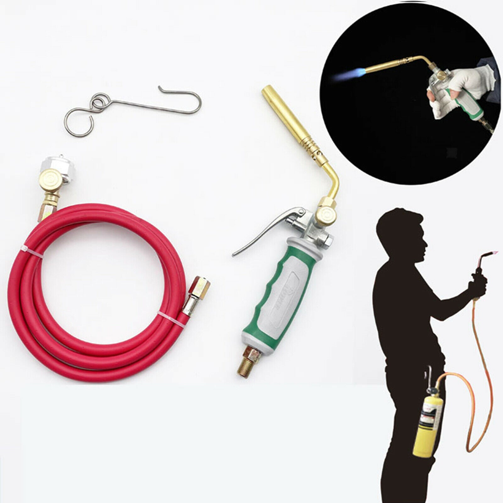 Mapp Propane Gas Welding Torch Kit For Cooking Brazing Soldering Gun Picnic