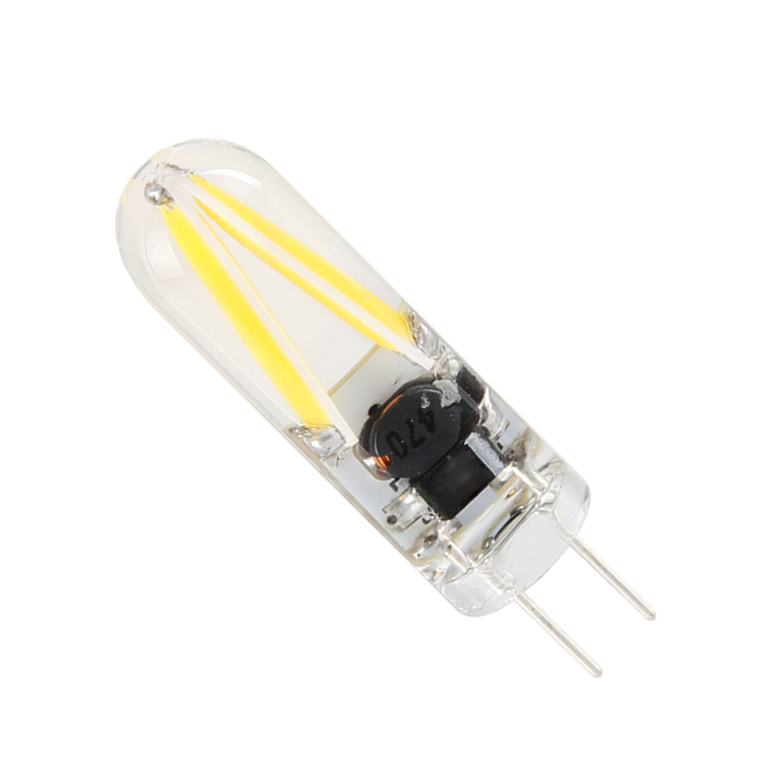 5 * G4 1.5W COB filament LED Bulb Equivalent 15W Incandescent Crystal chandelier