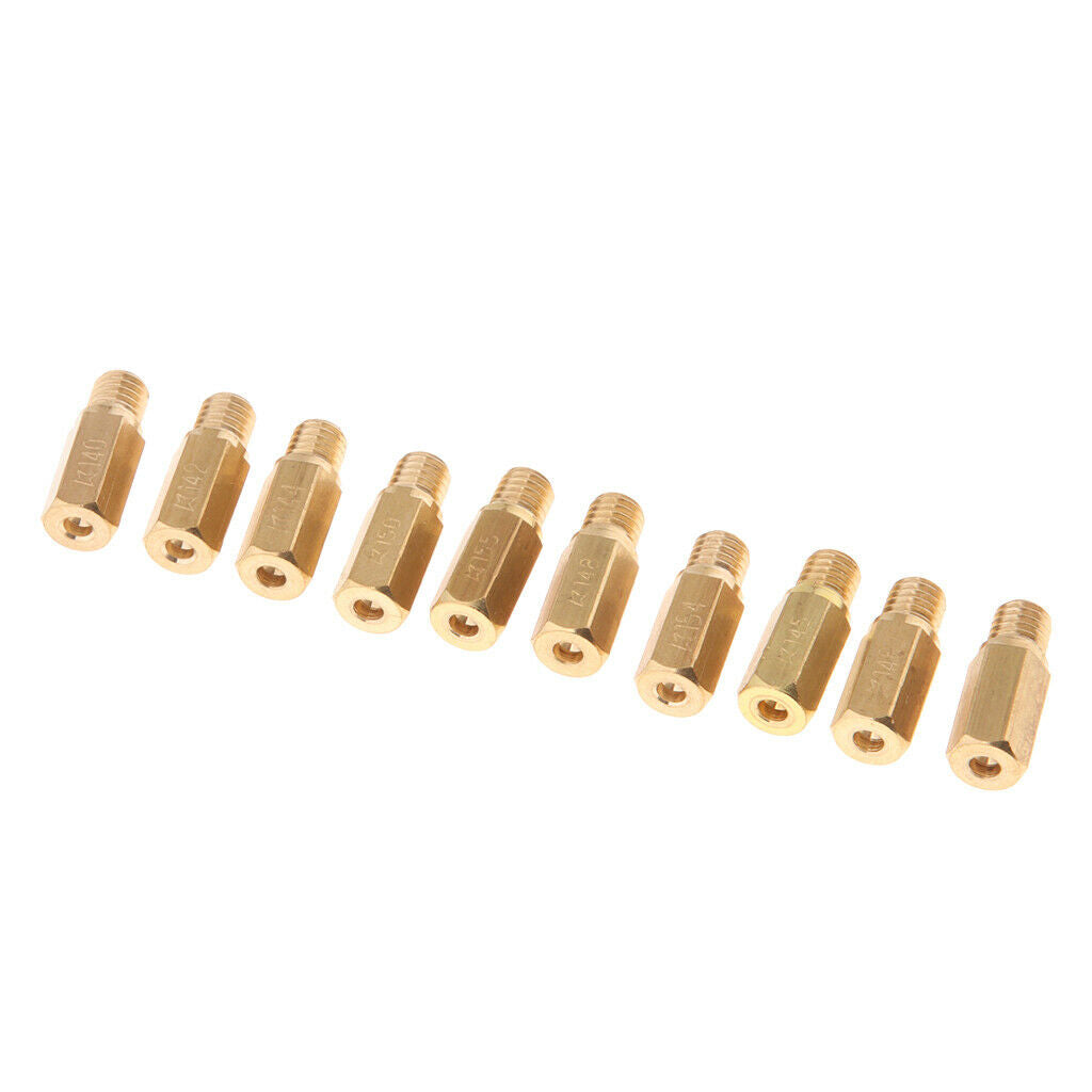 10Pcs Carburetor Main Jet Injectors Nozzle Kit for   OKO CVK KOSO PWK