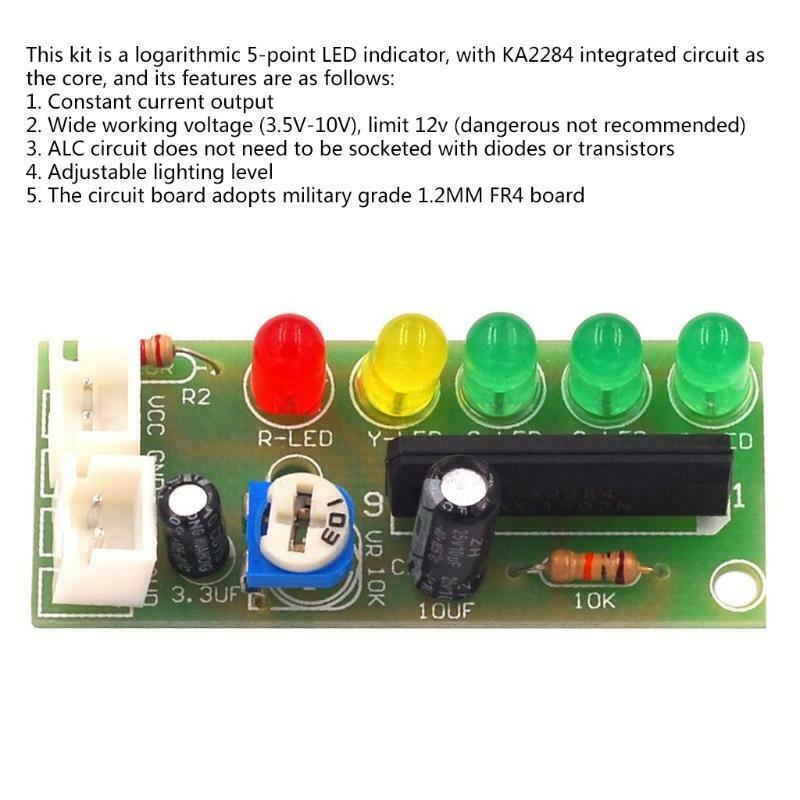 KA2284 3.5V-12V Controller AC DC P cb Board Power Audio Voltage Level Indicator