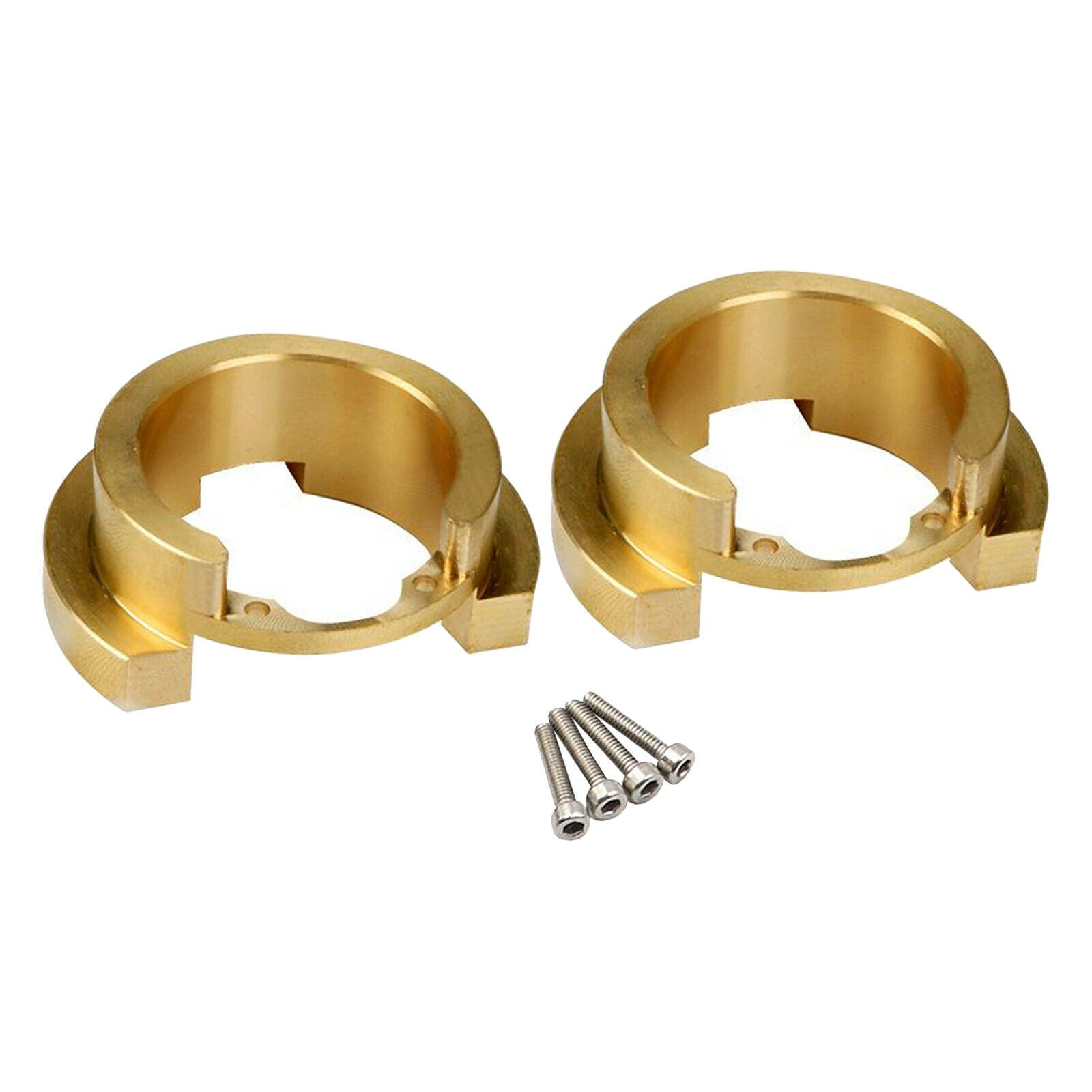 2Pcs Heavy Duty Brass Wheel Counterweight for TRX4 1:10 Scale RC Crawler