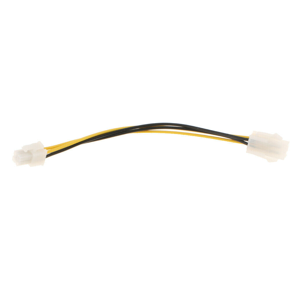 18cm / 7inch 4-Pin Power Extension Cable ATX 12V 4 pin LP4  Plug