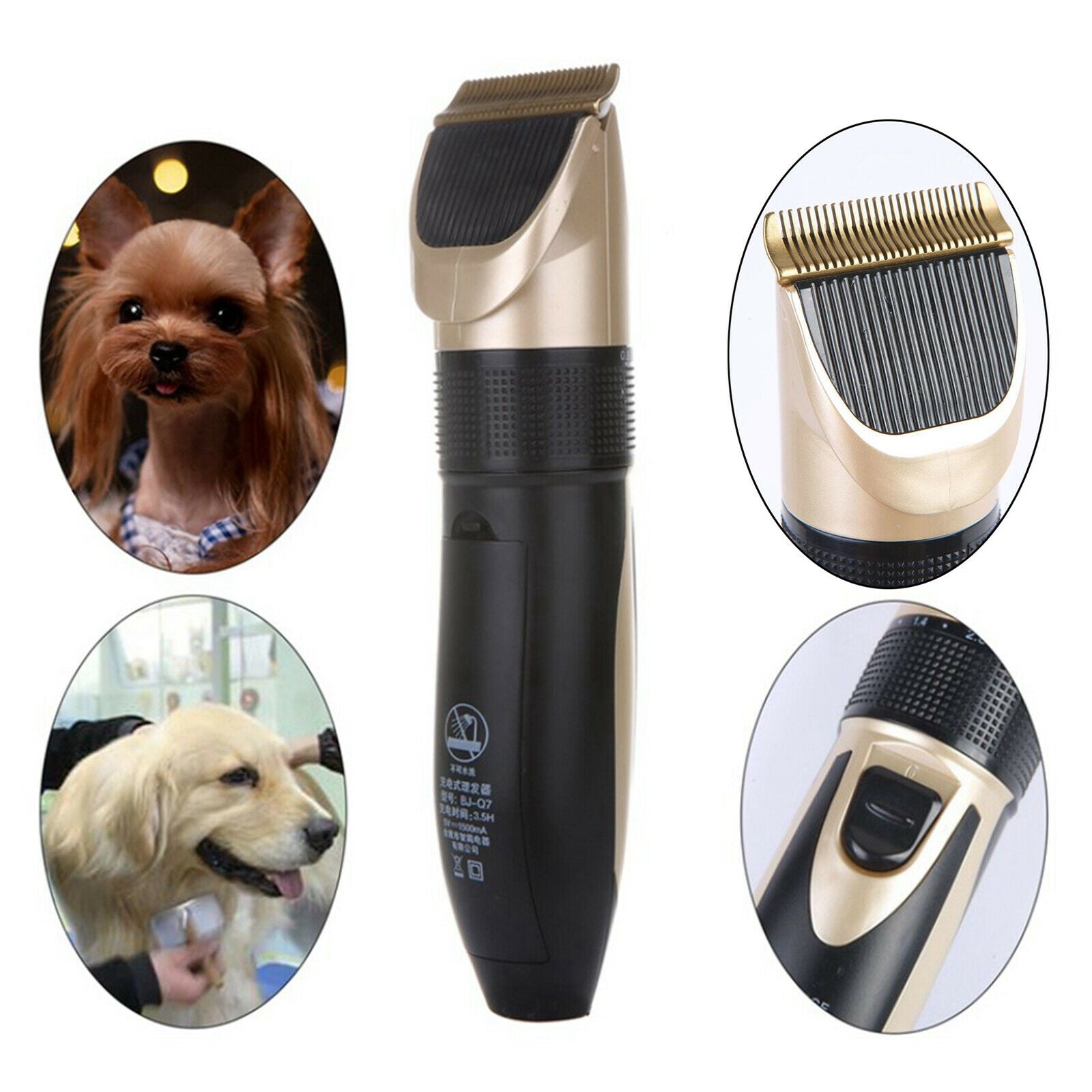 Dog Clippers Low Noise Mute Dog Grooming Kit Pet Hair Clipper Trimmer Shaver