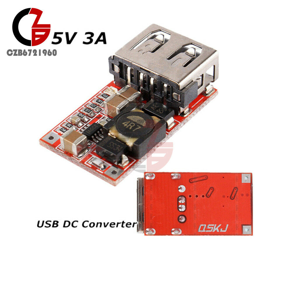 10PCS 6V-24V 12V/24V to 5V 3A CAR USB Charger DC Buck Step-Down Converter Module