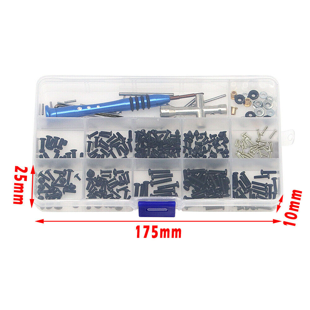 316 in 1 Screws Bolt Repair Tool Box Kit for Wltoys 1/14 144001 RC Car