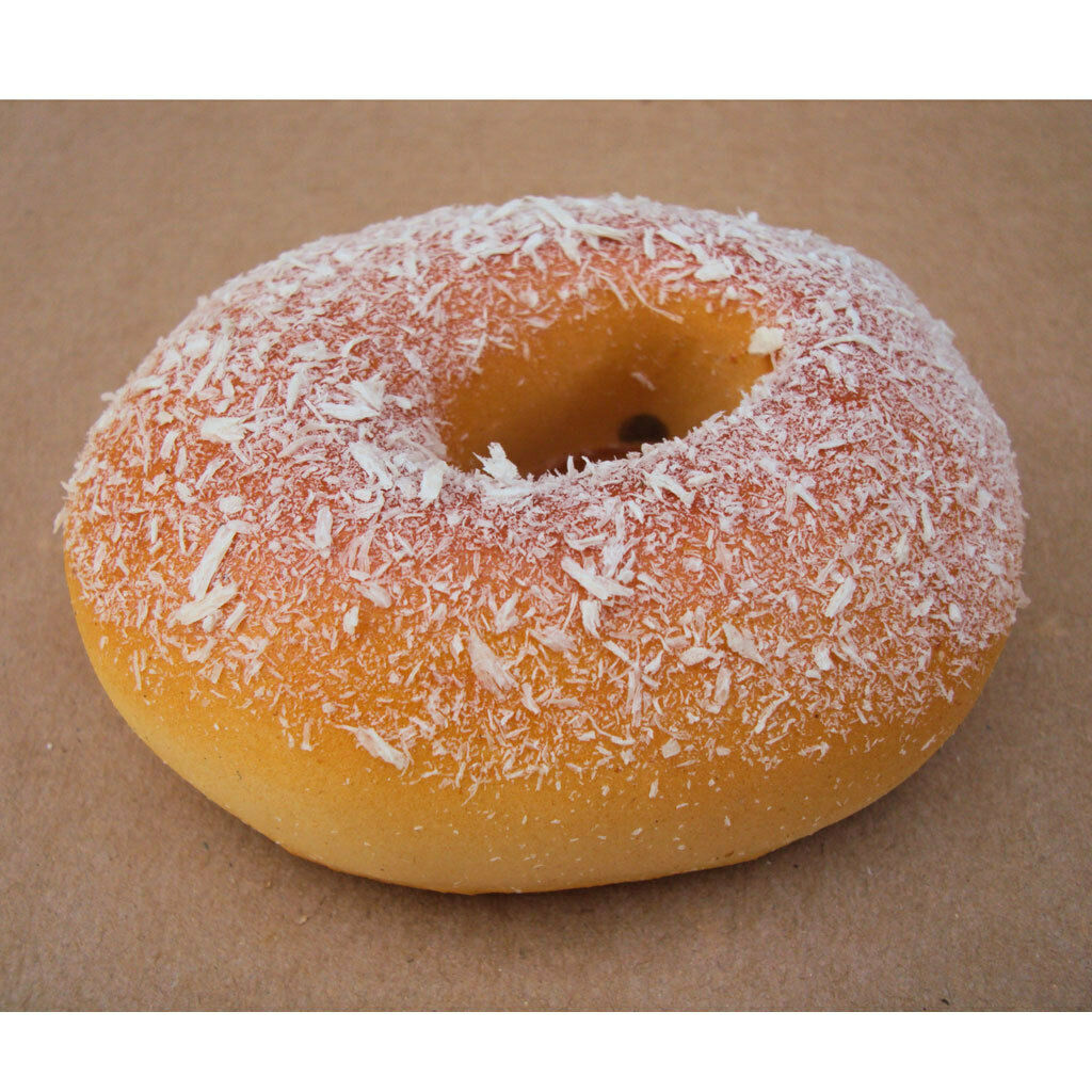 2x Realistic Donut Food Bread Kitchen Pretend Food