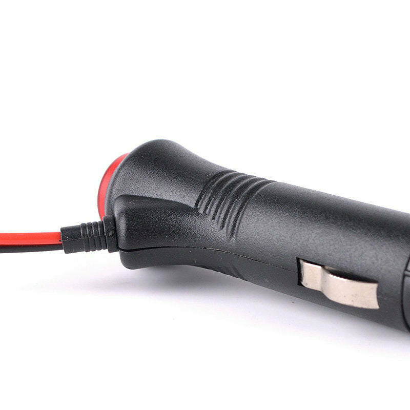 2x 24V Male Car  Lighter Socket Plug Connector On Off Switch 1.5m